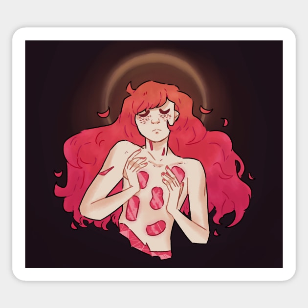 Padparadscha Sticker by wingdingsstuff